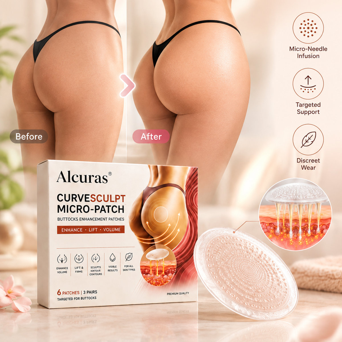 Alcuras® Micro-Patch Firm • Smooth • Sculpt Curves
