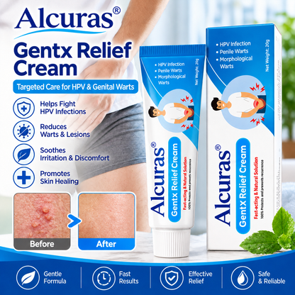 Alcuras® HPV Genital Warts Relief Cream