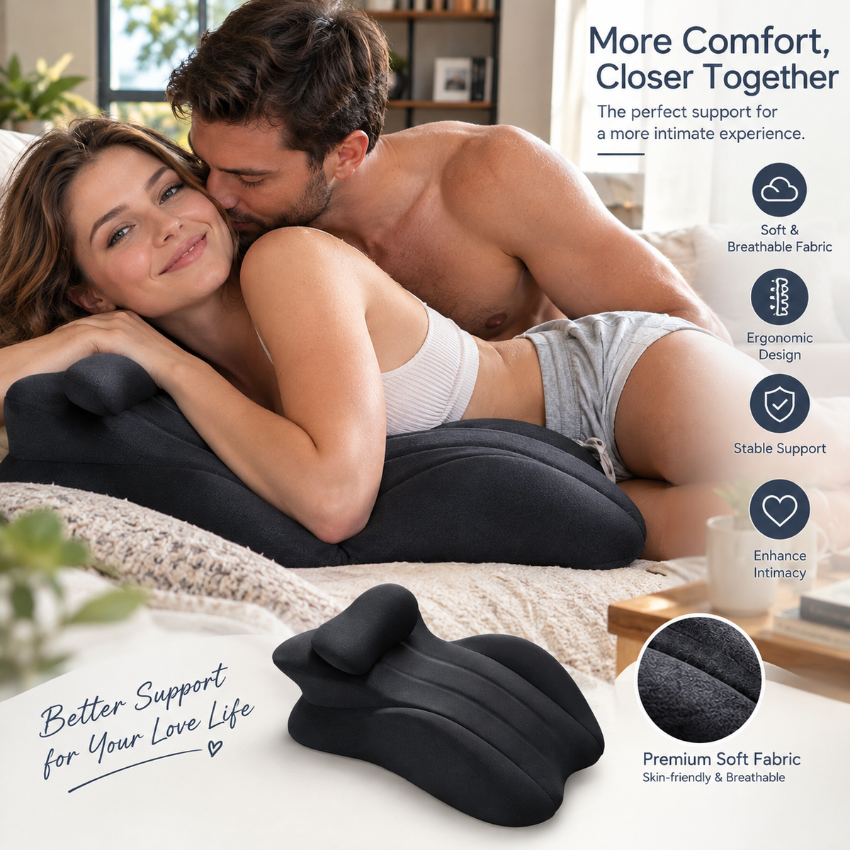 Intimacy Support Pillow – Comfort for Every Position