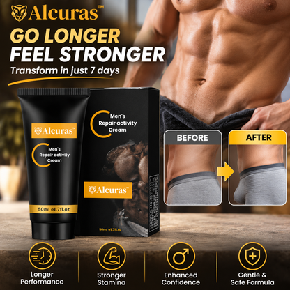 Alcuras™ Men’s Cream | Go Longer, Feel Stronger — Transform in just 7 Days!