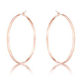 55mm Rose Gold Plated Classic Hoop Earrings