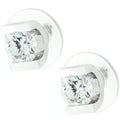 Brilliant Set Cubic Zirconia Stud Earrings