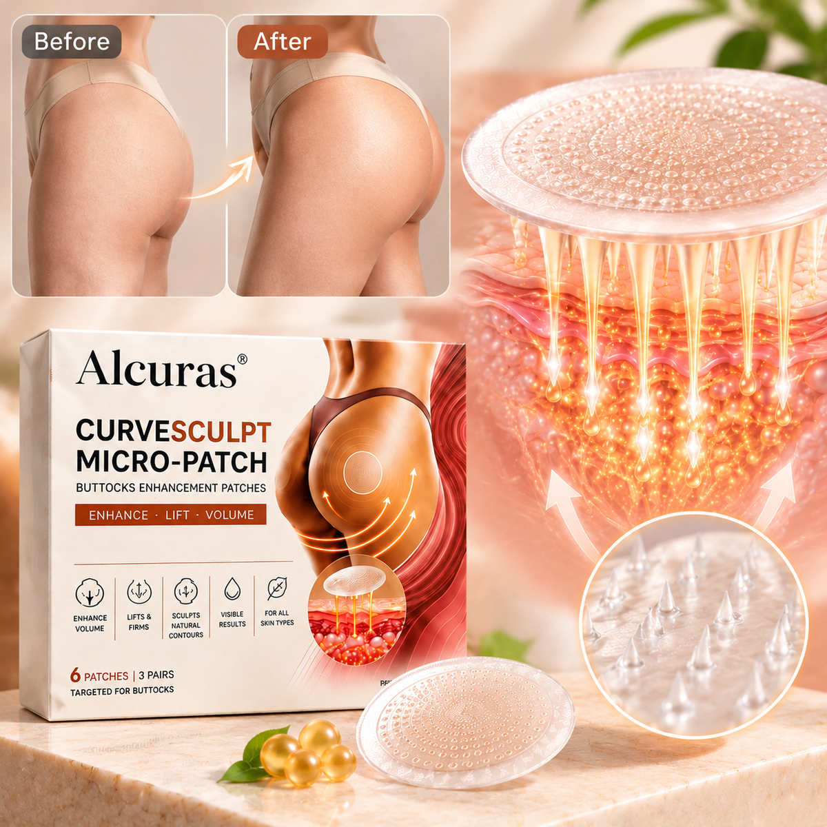 Alcuras® Micro-Patch Firm • Smooth • Sculpt Curves