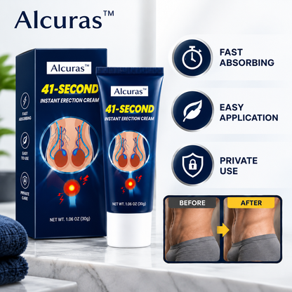 Alcuras™ 41-Second Instant Erection Cream – Feel it work in 41 sec, rock-hard results, fast-acting & powerful. 🚀