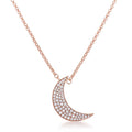 To the Moon and Back Rose Gold Necklace