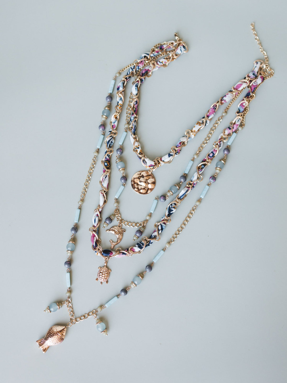 Sunshine and Sunrise Layered Necklace - Multi
