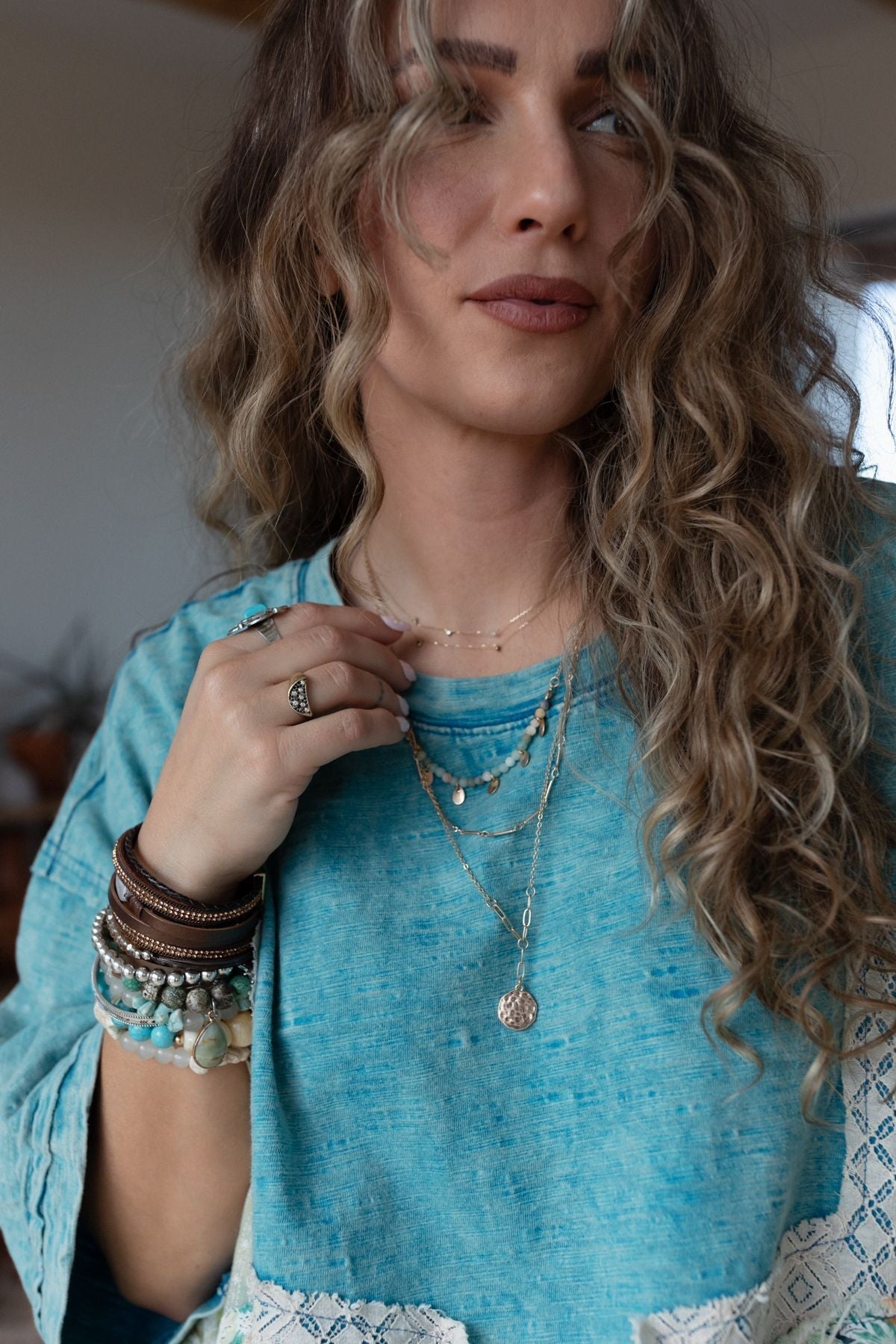 True North Layered Necklace - Multi