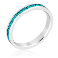Turquoise Crystal Stackable Ring