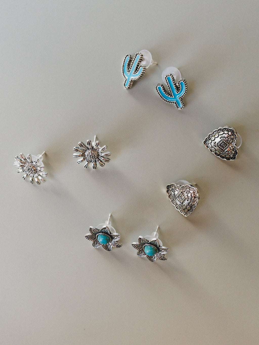 Ranch Life Stud Earrings - Silver