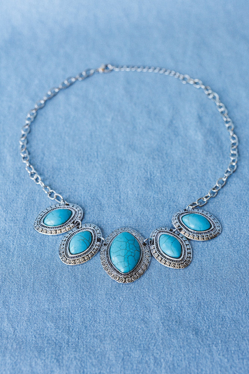 Opal Sky Necklace - Turquoise