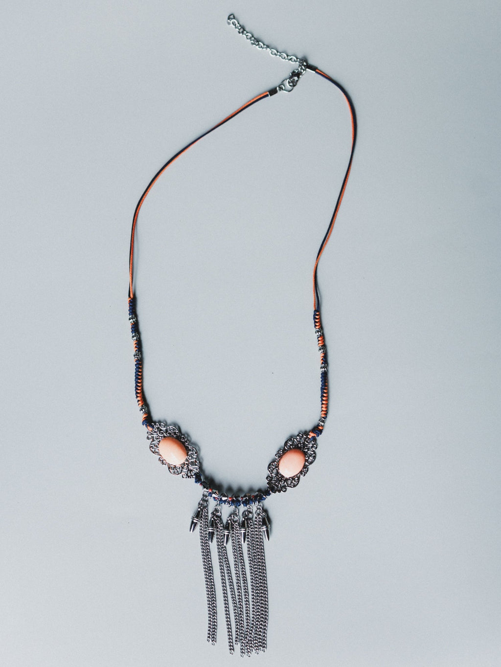 Twin Flame Necklace - Orange