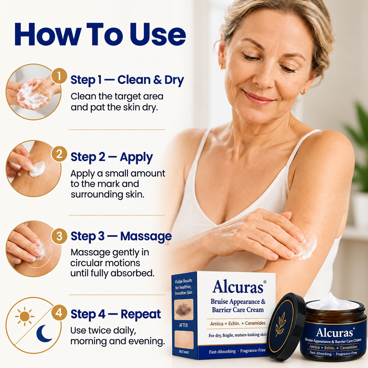 Alcuras® ResiliVeil Bruise Appearance Barrier Care Cream