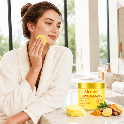 Alcuras® Turmeric & Kojic Cleansing Pads