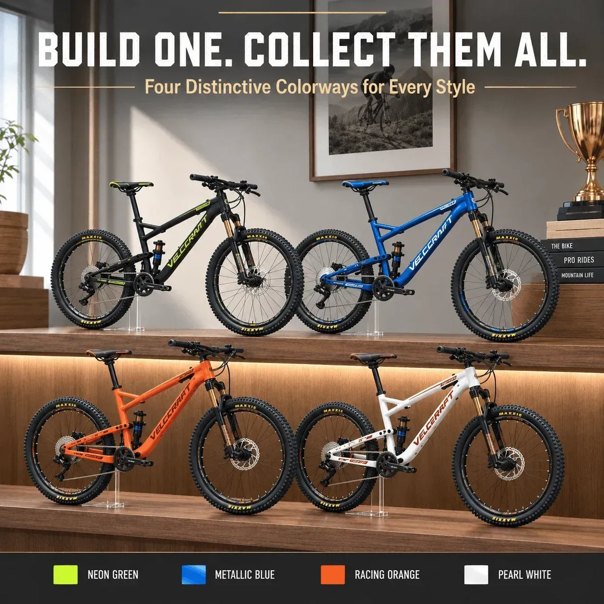🎁🚲DIY Mountain Bike Model Kit- Build, Display & Collect