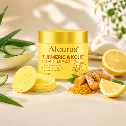 Alcuras® Turmeric & Kojic Cleansing Pads