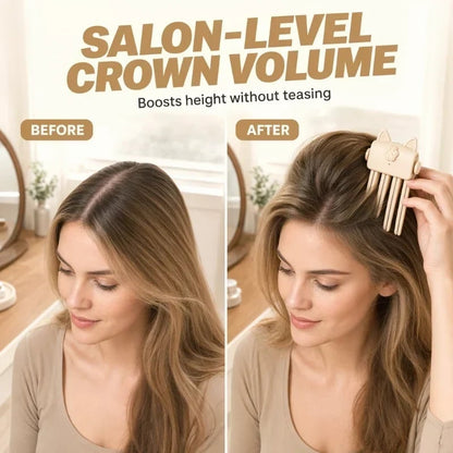 Wireless Heated Volumizing Root Lift Clip, Portable Travel Hair Styling Tool for Flat Fine Hair