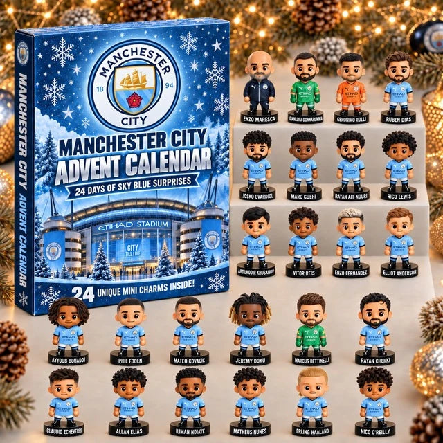 Manchester City Soccer Teams Advent Calendar