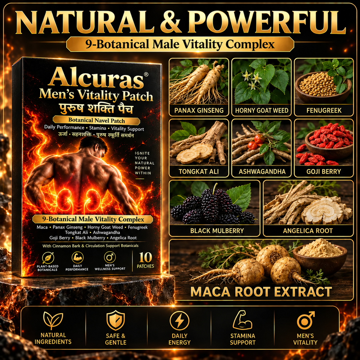 Alcuras® Men's Vitality Patch 🔥 Buy 1 Get 1 Free