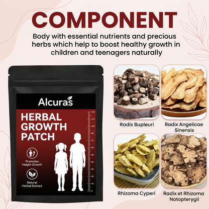 Alcuras® Herbal Growth Patch - Support Natural Height