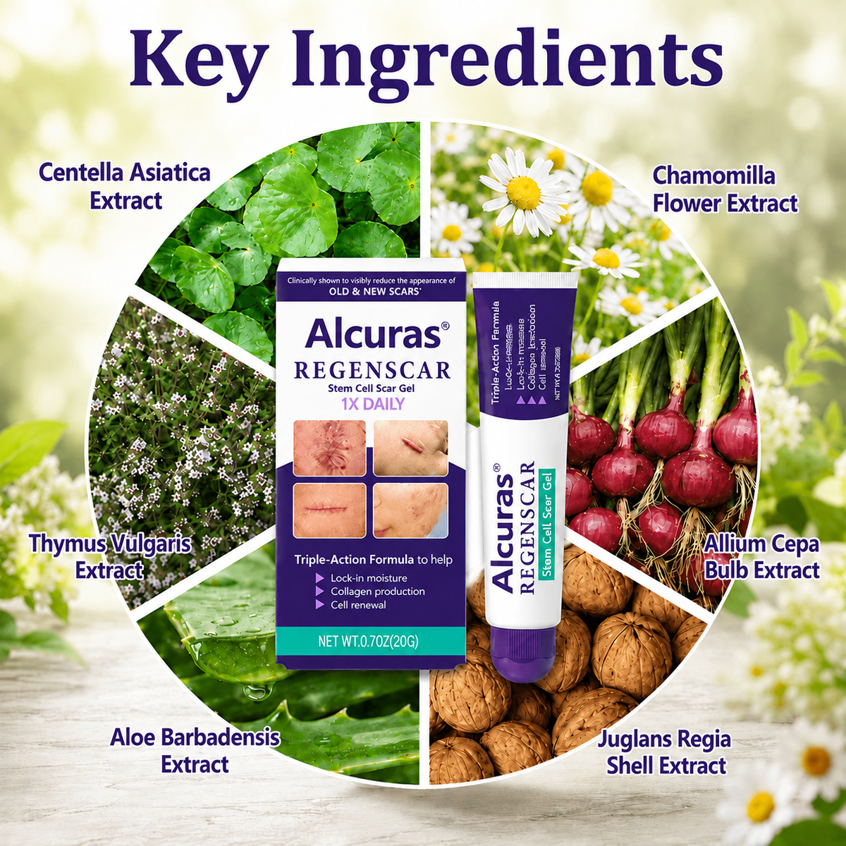 Alcuras® ReGenScar Stem Cell Scar Gel