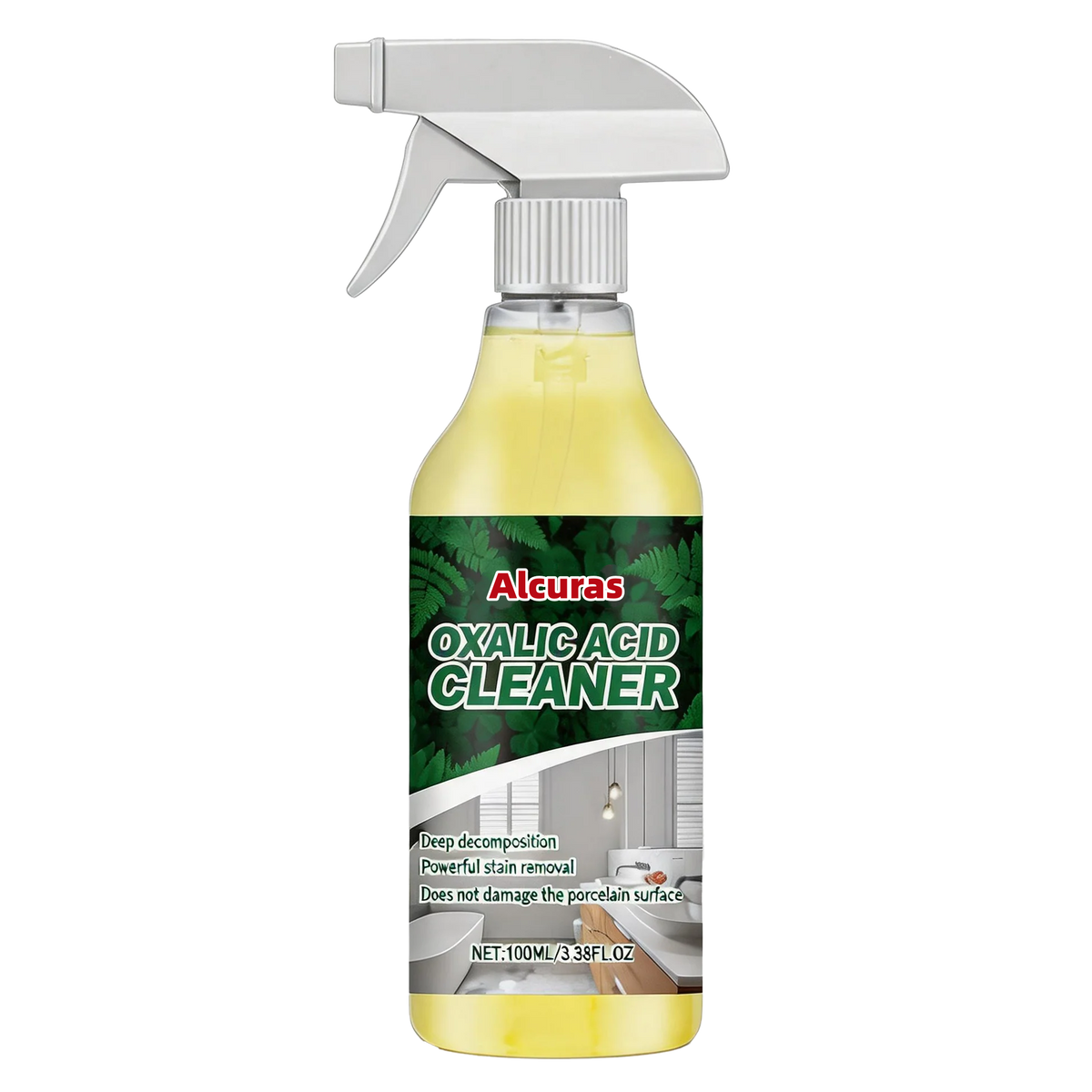 🔥Alcuras🔥Bathroom Cleaner for Tough Toilet & Sink Stains