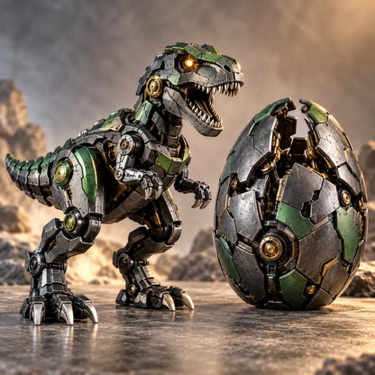 🦖🥚 NEW ARRIVAL🔥 Mechanical T-Rex Egg – From Mysterious Egg to Mighty Robotic Dinosaur! 🥚⚙️✨