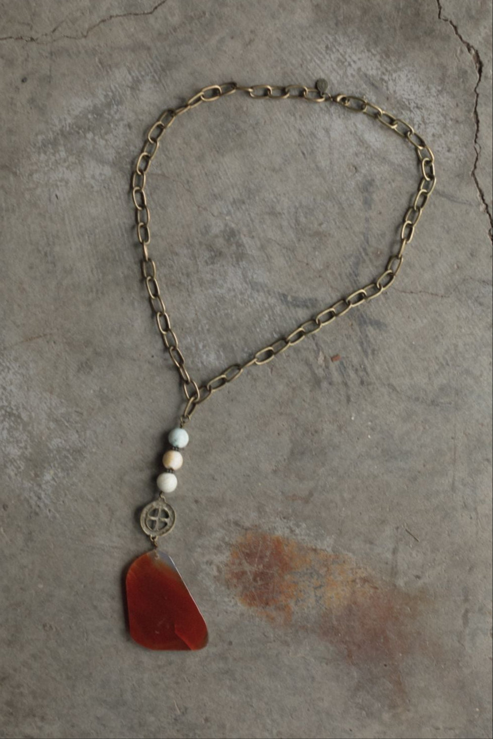 Lila Necklace - Red Multi